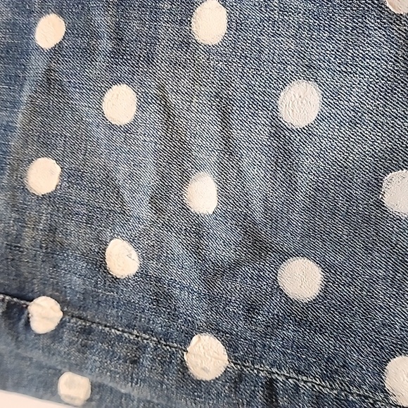 7 For All Mankind Women's Polka Dot Jeans Size 29 - Factory Original Print - Picture 10 of 12